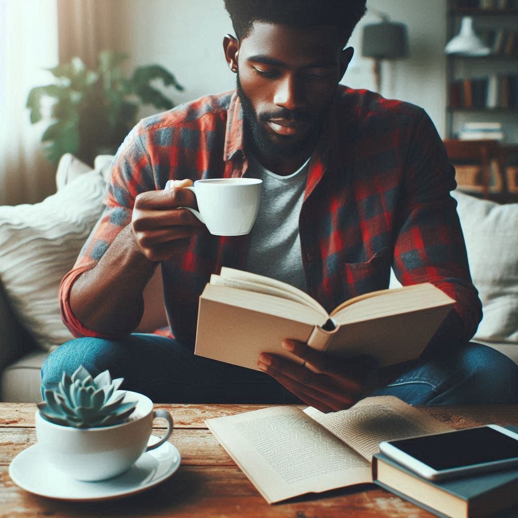 Reading daily to gain new knowledge like successful entrepreneurs.