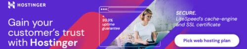 hostinger banner ad