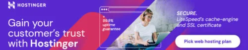 hostinger banner ad