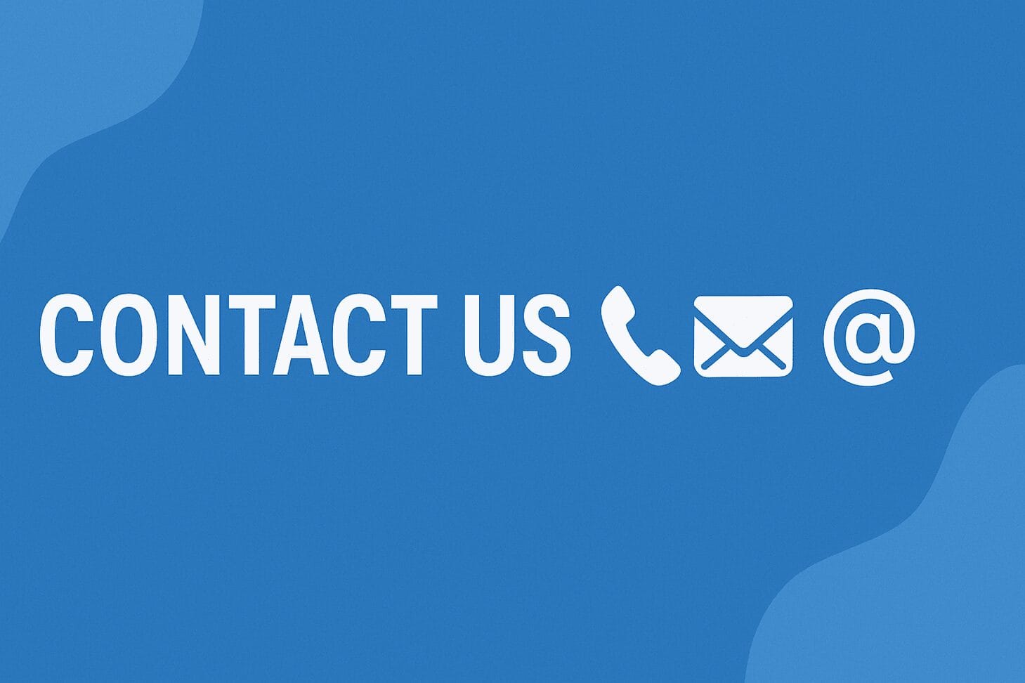 contact us