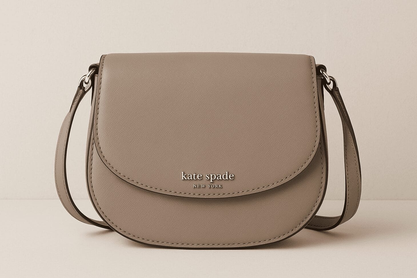 Kate Spade Madison Saffiano Leather Saddle Bag