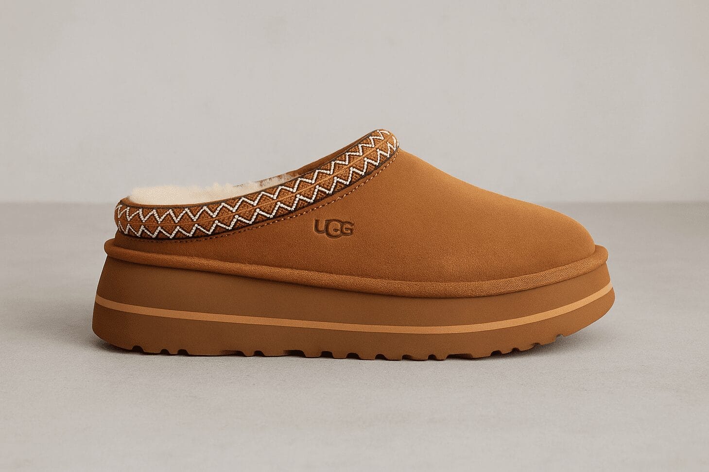 Ugg Tazz Suede Platform Clog Slippers