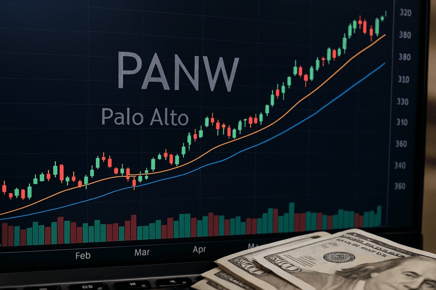 PANW stock right now