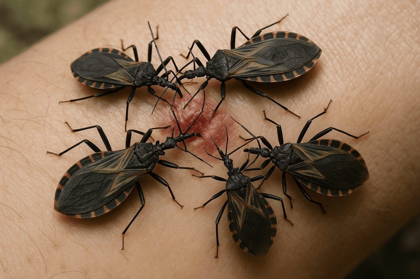 kissing bugs spreading chagas disease