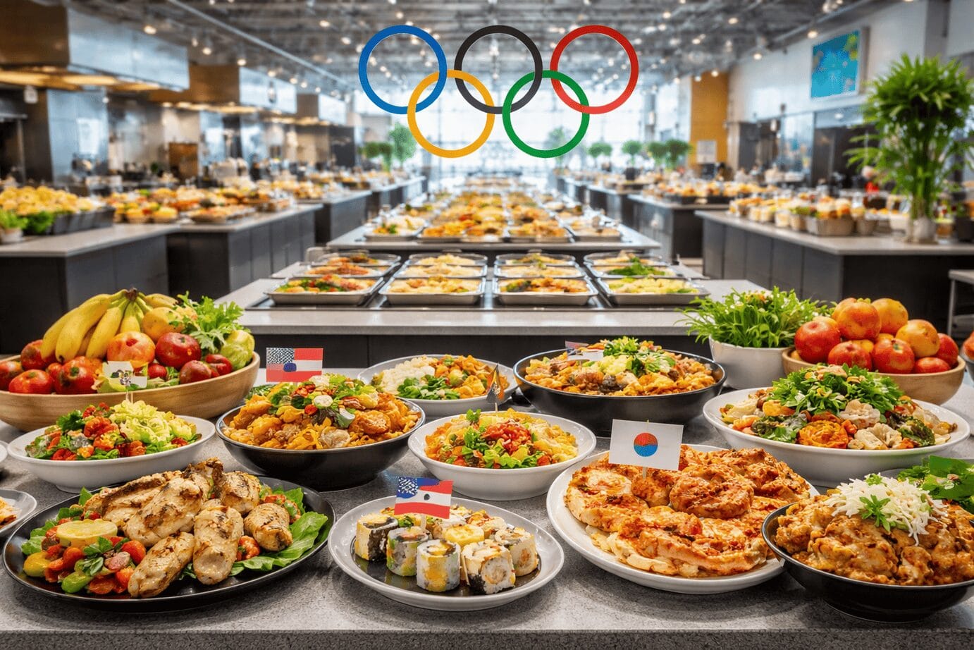 Olympic Village food